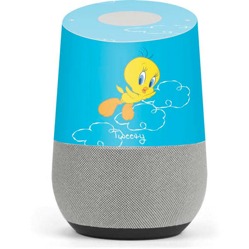 Looney Tunes Tweety Bird Flying Google Home Skin